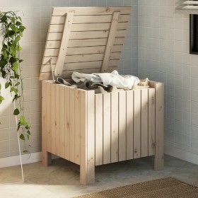 Caja de almacenaje con tapa RANA madera maciza pino 60x49x54 cm by , Storage trunks - Ref: Foro24-4002327, Price: 74,57 €, Di...