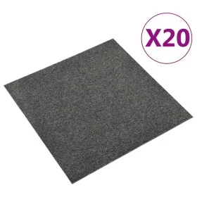 Carpet floor tiles 20 pcs 5m² 50x50cm anthracite gray by vidaXL, Floors and carpets - Ref: Foro24-147309, Price: 112,64 €, Di...