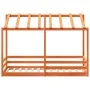 Techo de cama infantil madera maciza marrón 75x190 cm de , Camas y somieres - Ref: Foro24-847011, Precio: 123,75 €, Descuento: %