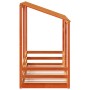 Techo de cama infantil madera maciza marrón 75x190 cm de , Camas y somieres - Ref: Foro24-847011, Precio: 124,88 €, Descuento: %