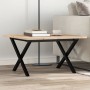 Massivholz-Kiefer- und Stahlrahmen-Couchtisch 70x70x40 cm von , Küchen- und Esstische - Ref: Foro24-3282683, Preis: 67,29 €, ...