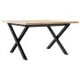Massivholz-Kiefer- und Stahlrahmen-Couchtisch 70x70x40 cm von , Küchen- und Esstische - Ref: Foro24-3282683, Preis: 66,33 €, ...