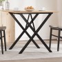 Esstisch mit massivem Kiefernholz- und Stahlrahmen 80x80x75 cm. von , Küchen- und Esstische - Ref: Foro24-3282695, Preis: 77,...