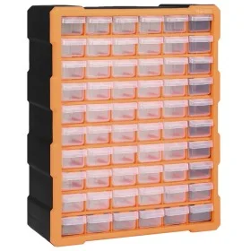 Multi-drawer organizer with 60 drawers 38x16x47.5 cm by vidaXL, Toolboxes - Ref: Foro24-147587, Price: 54,39 €, Discount: %