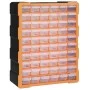 Multi-drawer organizer with 60 drawers 38x16x47.5 cm by vidaXL, Toolboxes - Ref: Foro24-147587, Price: 54,39 €, Discount: %