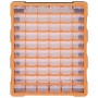 Organizer mit mehreren Schubladen und 60 Schubladen 38 x 16 x 47,5 cm von vidaXL, Werkzeugkästen - Ref: Foro24-147587, Preis:...