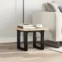 Massivholz-Kiefer- und Stahlrahmen-Couchtisch, 50x50x35,5 cm. von , Küchen- und Esstische - Ref: Foro24-3282725, Preis: 62,46...