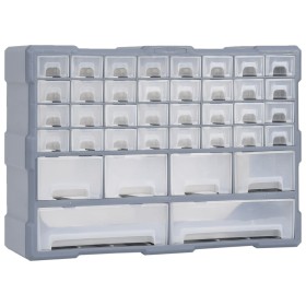 Organizador multicajones con 40 cajones 52x16x37,5 cm de vidaXL, Cajas de herramientas - Ref: Foro24-147578, Precio: 50,31 €,...