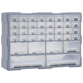 Organizador multicajones con 40 cajones 52x16x37,5 cm