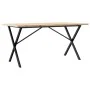 Mesa de comedor marco X madera maciza pino acero 160x80x75,5 cm by , Kitchen and dining tables - Ref: Foro24-3282765, Price: ...