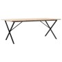 Mesa de comedor marco X madera maciza pino acero 200x100x75,5cm von , Küchen- und Esstische - Ref: Foro24-3282767, Preis: 202...