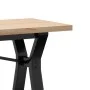 Massivholz- und Stahlrahmen-Couchtisch aus Kiefernholz, 160x40x45,5 cm. von , Küchen- und Esstische - Ref: Foro24-3282778, Pr...