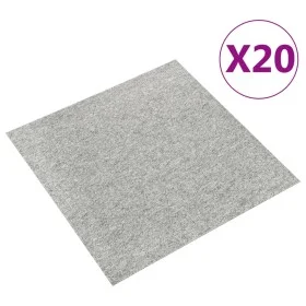 Teppichbodenfliesen 20 Stück 5 m² 50x50 cm hellgrau von vidaXL, Böden und Teppiche - Ref: Foro24-147310, Preis: 108,82 €, Rab...