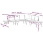 Bancos de jardín cojines 4 pzas acero recubrimiento polvo negro by , Garden sets - Ref: Foro24-3283721, Price: 457,22 €, Disc...