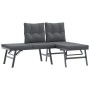 Bancos de jardín cojines 8 pzas acero recubrimiento polvo negro by , Garden sets - Ref: Foro24-3283737, Price: 985,05 €, Disc...