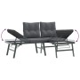 Bancos de jardín cojines 8 pzas acero recubrimiento polvo negro by , Garden sets - Ref: Foro24-3283737, Price: 985,05 €, Disc...