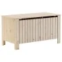 Caja de almacenaje con tapa RANA madera maciza pino 100x49x54cm by , Storage trunks - Ref: Foro24-4002331, Price: 103,03 €, D...