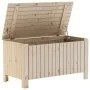 Caja de almacenaje con tapa RANA madera maciza pino 100x49x54cm by , Storage trunks - Ref: Foro24-4002331, Price: 103,03 €, D...