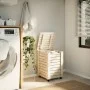 Cesta ropa sucia con ruedas RANA madera maciza pino 45x45x64 cm by , Laundry baskets - Ref: Foro24-4002325, Price: 76,33 €, D...