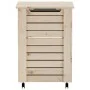 Wäschekorb mit Rädern FROSCH Massivholz Kiefer 45x45x64 cm von , Wäschekörbe - Ref: Foro24-4002325, Preis: 76,33 €, Rabatt: %