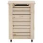 Wäschekorb mit Rädern FROSCH Massivholz Kiefer 45x45x64 cm von , Wäschekörbe - Ref: Foro24-4002325, Preis: 77,48 €, Rabatt: %