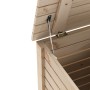Cesta ropa sucia con ruedas RANA madera maciza pino 45x45x64 cm by , Laundry baskets - Ref: Foro24-4002325, Price: 77,48 €, D...