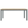 Juego de comedor Panama 4 pzas madera maciza de pino gris