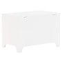 Caja de almacenaje y tapa RANA madera maciza blanca 80x49x54 cm by , Storage trunks - Ref: Foro24-4002338, Price: 111,61 €, D...