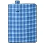 Manta de picnic plegable de cuadros terciopelo azul 200x150 cm by , Camping and hiking - Ref: Foro24-4004203, Price: 22,40 €,...