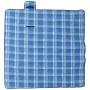 Manta de picnic plegable terciopelo a cuadros azul 200x200 cm de , Camping y senderismo - Ref: Foro24-4004208, Precio: 26,09 ...