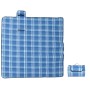 Manta de picnic plegable terciopelo a cuadros azul 200x200 cm de , Camping y senderismo - Ref: Foro24-4004208, Precio: 26,09 ...