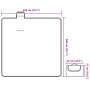 Manta de picnic plegable terciopelo a cuadros azul 200x200 cm de , Camping y senderismo - Ref: Foro24-4004208, Precio: 26,09 ...