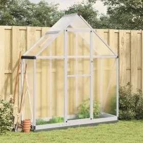 Gewächshaus mit silbernem Aluminiumrahmen 169x58x202 cm von , Gewächshäuser - Ref: Foro24-4005819, Preis: 323,83 €, Rabatt: %