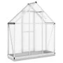 Gewächshaus mit silbernem Aluminiumrahmen 169x58x202 cm von , Gewächshäuser - Ref: Foro24-4005819, Preis: 323,83 €, Rabatt: %