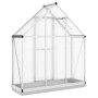 Gewächshaus mit silbernem Aluminiumrahmen 169x58x202 cm von , Gewächshäuser - Ref: Foro24-4005819, Preis: 272,69 €, Rabatt: %