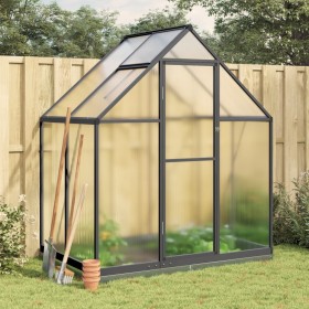 Gewächshaus mit anthrazitfarbenem Aluminiumrahmen, 169x114x202 cm. von , Gewächshäuser - Ref: Foro24-4005827, Preis: 375,37 €...