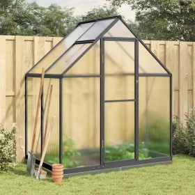 Invernadero con marco base aluminio antracita 169x114x202 cm by , Greenhouses - Ref: Foro24-4005827, Price: 439,93 €, Discoun...