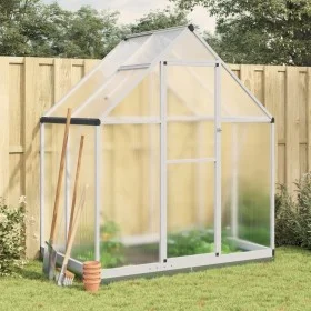 Invernadero con marco base aluminio plateado 169x114x202 cm by , Greenhouses - Ref: Foro24-4005825, Price: 336,88 €, Discount: %