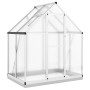 Gewächshaus mit silbernem Aluminiumrahmen 169x114x202 cm von , Gewächshäuser - Ref: Foro24-4005825, Preis: 330,26 €, Rabatt: %