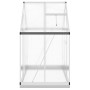 Gewächshaus mit silbernem Aluminiumrahmen 169x114x202 cm von , Gewächshäuser - Ref: Foro24-4005825, Preis: 330,26 €, Rabatt: %