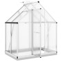 Gewächshaus mit silbernem Aluminiumrahmen 169x114x202 cm von , Gewächshäuser - Ref: Foro24-4005825, Preis: 330,26 €, Rabatt: %