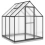 Invernadero con marco base aluminio antracita 169x169x202 cm de , Invernaderos - Ref: Foro24-4005833, Precio: 426,30 €, Descu...