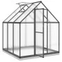 Gewächshaus mit anthrazitfarbenem Aluminiumrahmen, 169x169x202 cm. von , Gewächshäuser - Ref: Foro24-4005833, Preis: 434,12 €...