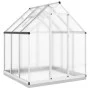 Invernadero con marco base aluminio plateado 169x169x202 cm de , Invernaderos - Ref: Foro24-4005831, Precio: 357,89 €, Descue...