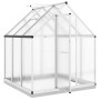 Gewächshaus mit silbernem Aluminiumrahmen 169x169x202 cm von , Gewächshäuser - Ref: Foro24-4005831, Preis: 351,28 €, Rabatt: %