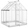 Invernadero con marco base aluminio plateado 169x169x202 cm de , Invernaderos - Ref: Foro24-4005831, Precio: 357,89 €, Descue...