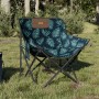 Campingstühle mit faltbarer Tasche, 2 Stück, Blättermuster. von , Gartenstühle - Ref: Foro24-366555, Preis: 56,23 €, Rabatt: %