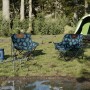 Campingstühle mit faltbarer Tasche, 2 Stück, Blättermuster. von , Gartenstühle - Ref: Foro24-366555, Preis: 56,23 €, Rabatt: %