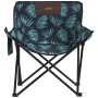 Campingstühle mit faltbarer Tasche, 2 Stück, Blättermuster. von , Gartenstühle - Ref: Foro24-366555, Preis: 56,23 €, Rabatt: %