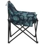 Campingstühle mit faltbarer Tasche, 2 Stück, Blättermuster. von , Gartenstühle - Ref: Foro24-366555, Preis: 59,08 €, Rabatt: %